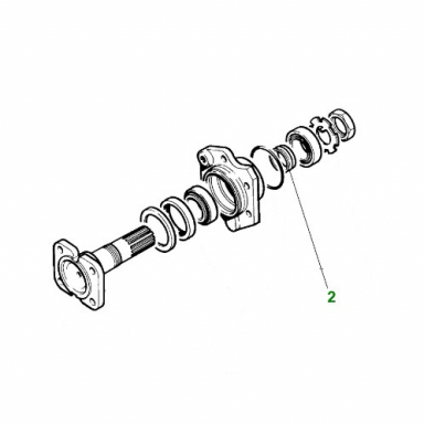 CRUSH SLEEVE FOR DIFFERENTIAL STUB AXLE BEARINGS  RTC1348